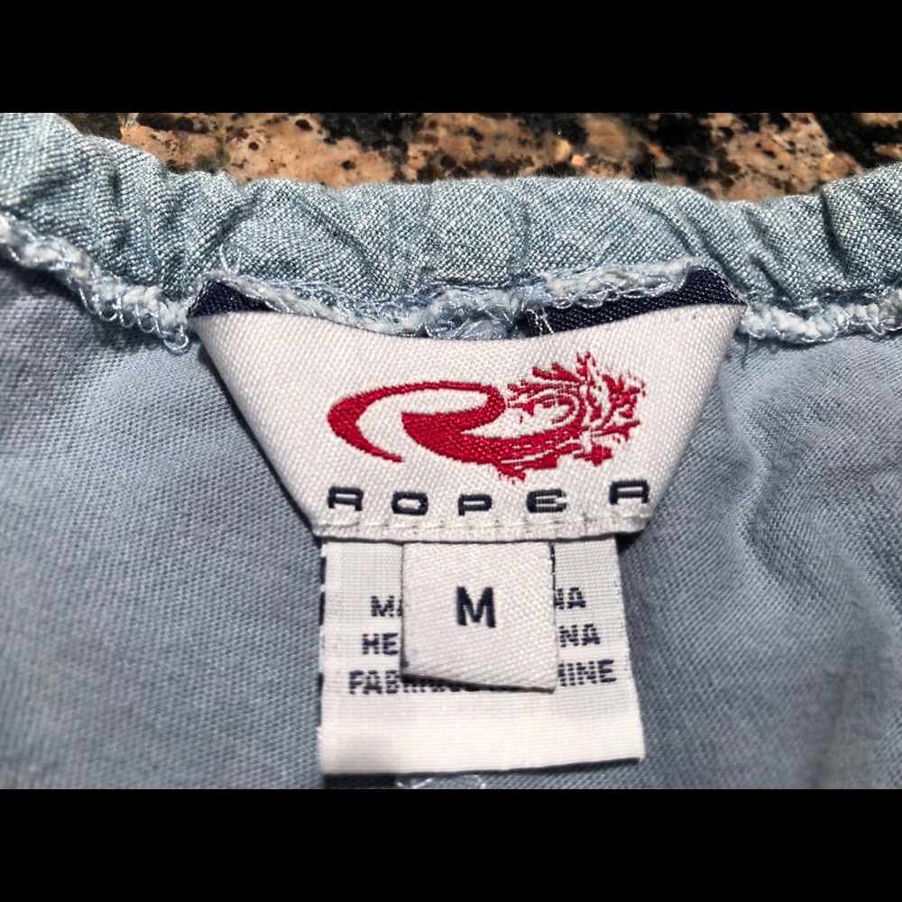 Jean Ruffle Skort - Picture 3 of 4